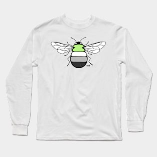 Agender Pride Bee Long Sleeve T-Shirt